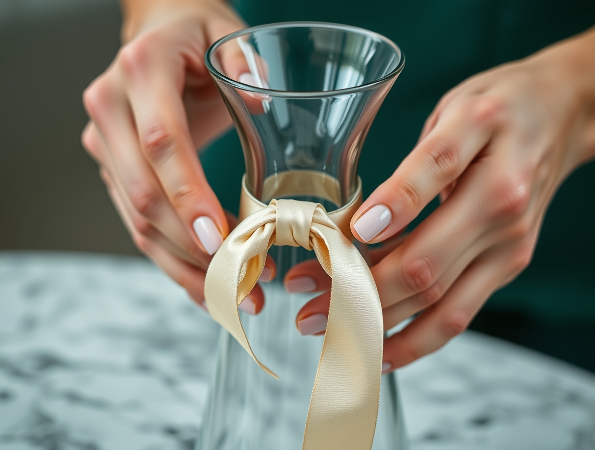 Стеклянная ваза